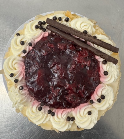 cherry cheesecake